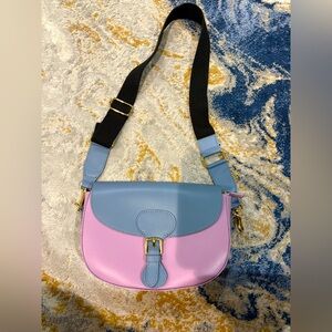 Valentina Fiore Stylish Purple and Blue Women's Bag